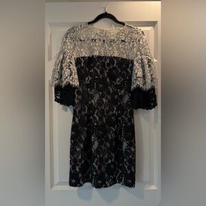 Black Halo Lace Dress